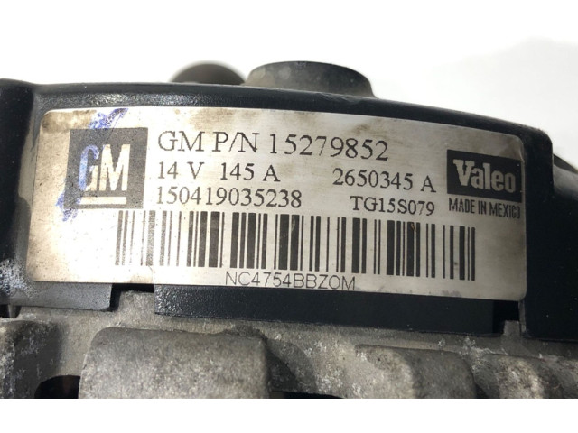 Генератор 15279852   Chevrolet Equinox