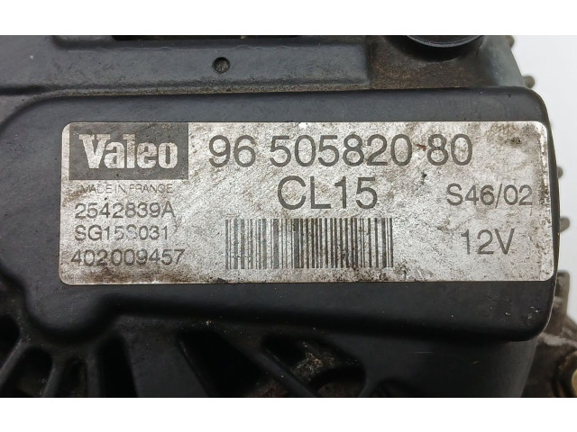 Генератор 9650582080, 2542839A Citroen Xsara