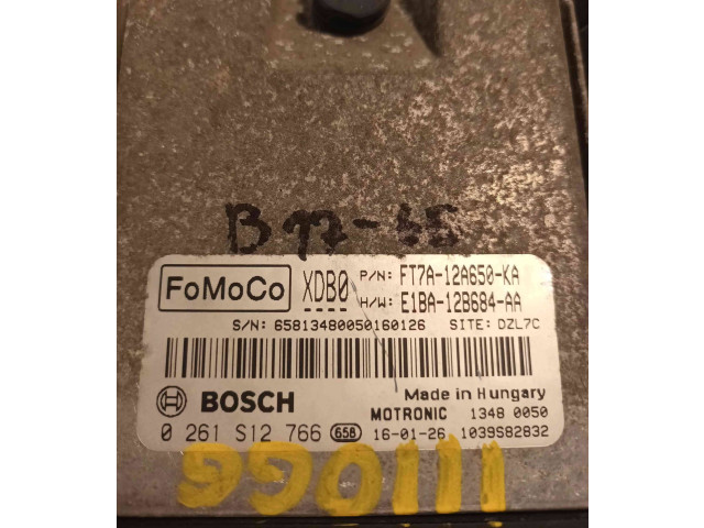 Блок управления двигателя FT7A12A650KA, 0261S12766 Ford Transit - Tourneo Connect