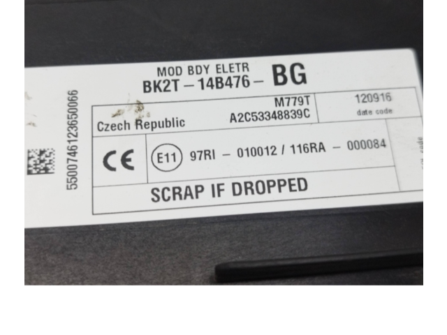 Блок комфорта BK2T14B476BG, A2C53348839C Ford Tourneo Custom