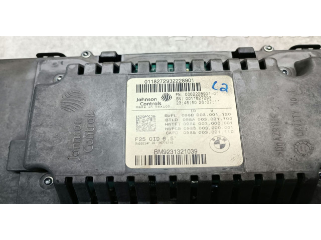 Дисплей 9231321 BMW X3 F25