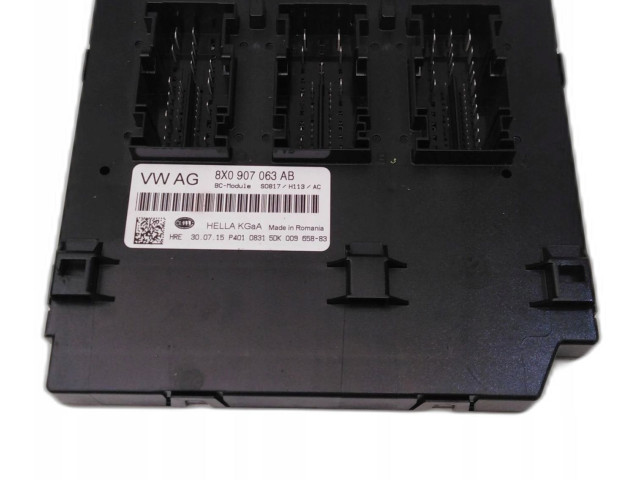 Блок комфорта 8X0907063AB Audi Q3 8U