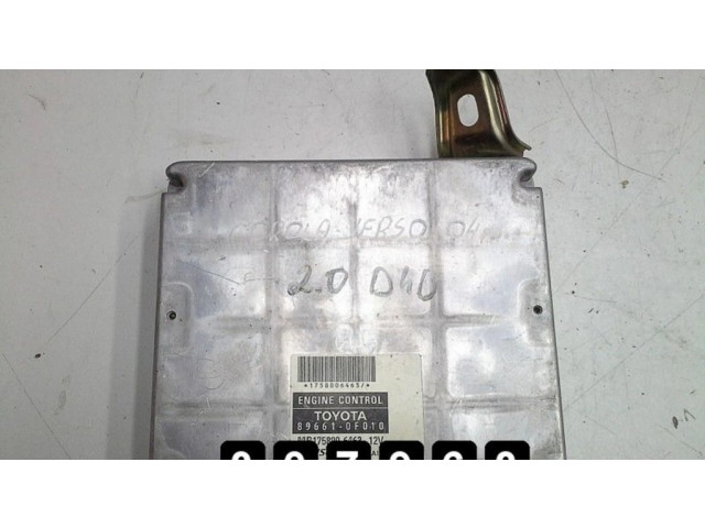 Блок управления двигателя 89661-0F010   Toyota Corolla Verso E121