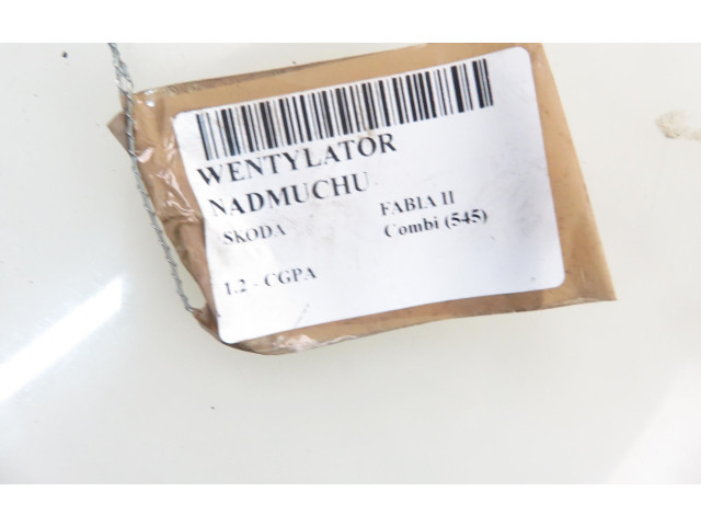 Вентилятор печки    6Q1819015J, 6Q1819015J   Skoda Fabia Mk2 (5J)