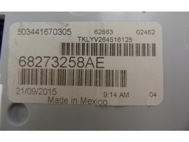 Блок комфорта 68273258AE Jeep Cherokee