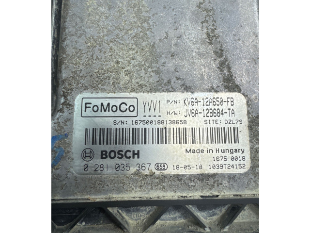 Блок управления двигателя KV6A12A650FB, 0281035367 Ford Transit - Tourneo Connect