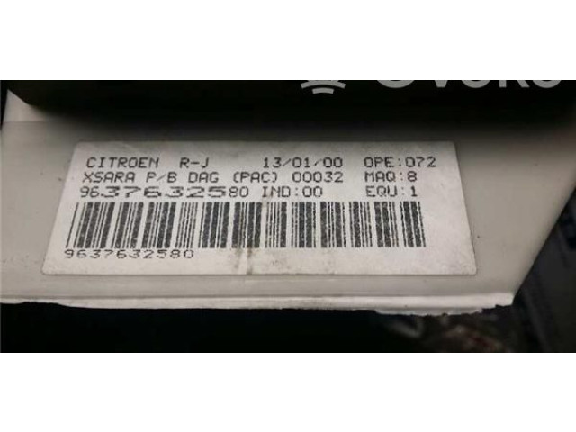 Блок предохранителей 9637632580 Citroen Xsara