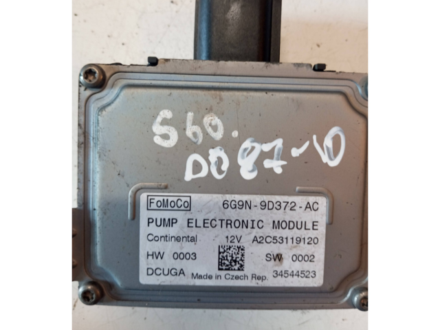 Блок управления топливного насоса 6G9N9D372 Volvo S60
