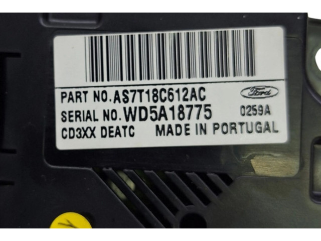 Блок управления климат-контролем AS7T18C612AC   Ford S-MAX