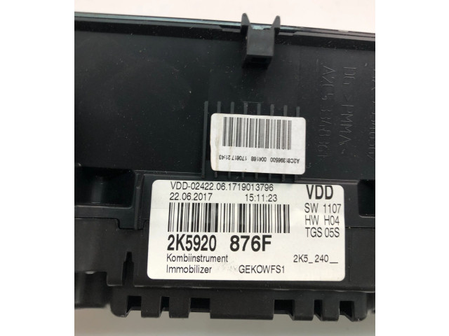 Панель приборов 2K5920876F Volkswagen Caddy