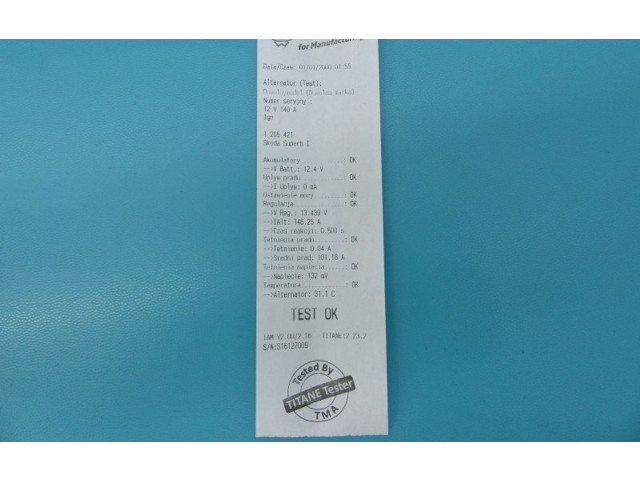 Генератор IMPRK1205421   Skoda Superb B5 (3U)      