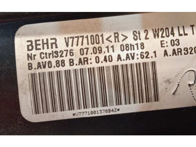 Вентилятор печки    V7771001, A2128200708   Mercedes-Benz CLS C218 X218