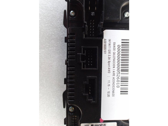 Блок управления климат-контролем A0919005101 Infiniti Q30