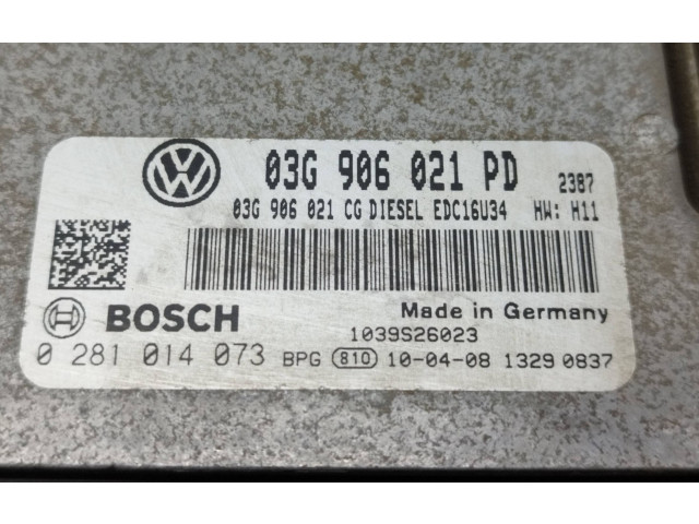 Řídící jednotka 03G906021PD, 03G906021CG Volkswagen Caddy 2010
