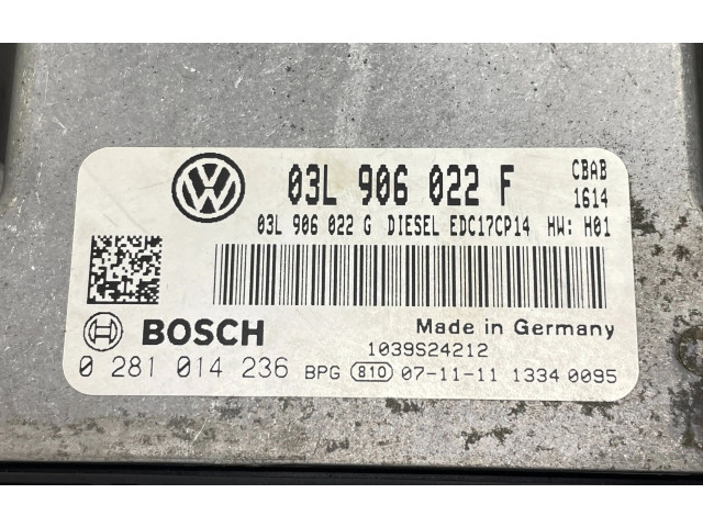 Řídící jednotka 03L906022F   Volkswagen Tiguan 2008