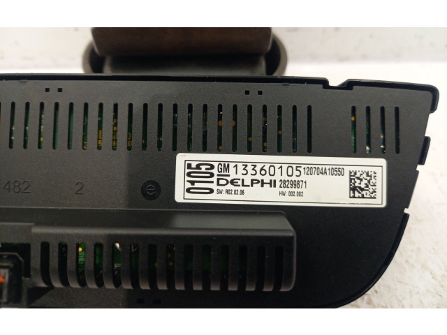 Блок управления климат-контролем 13441784 Opel Meriva B