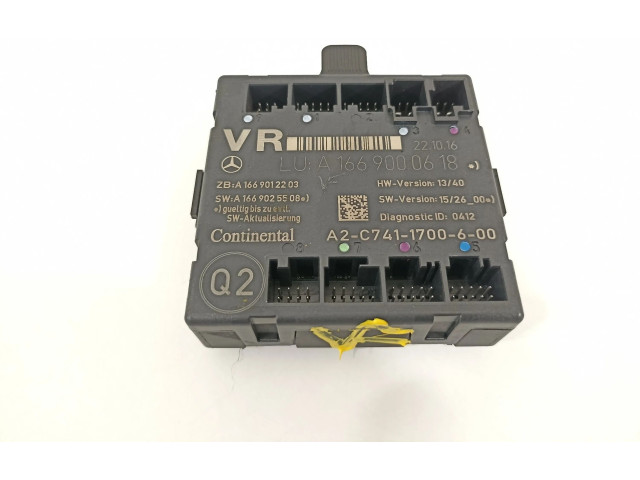 Блок управления A1669000618   Mercedes-Benz A W176