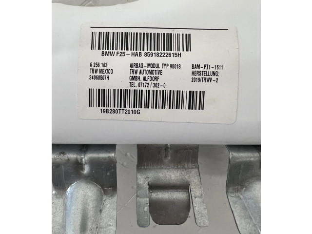 Боковая подушка безопасности 85918222615H, 6256163 BMW X3 F25