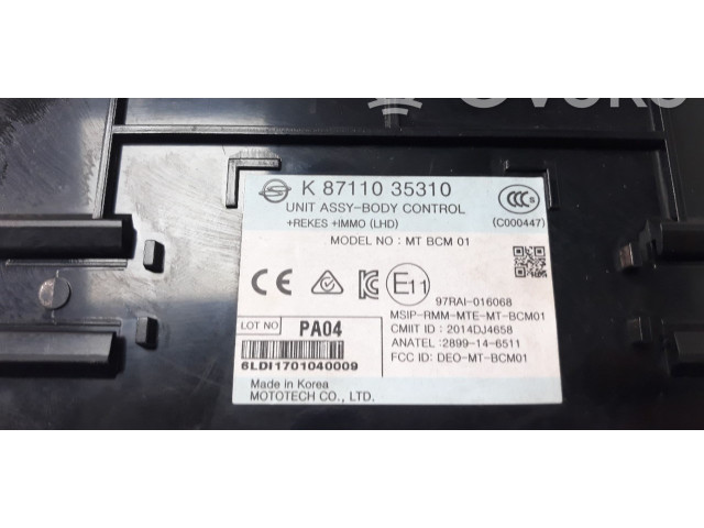 Блок управления K8711035310   SsangYong Tivoli