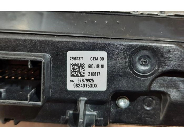 Блок управления климат-контролем 98249153DX   Peugeot 5008 II