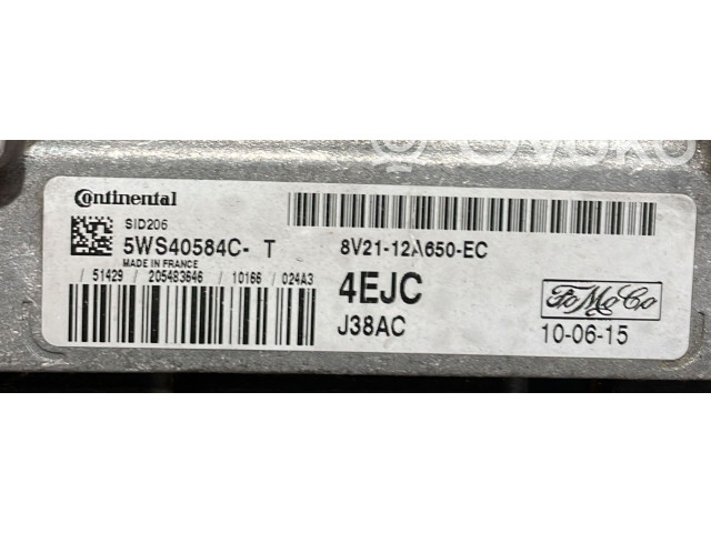 Řídící jednotka 8V21-12A650-EC, 8V21-12A650-EC Ford Fiesta 2010
