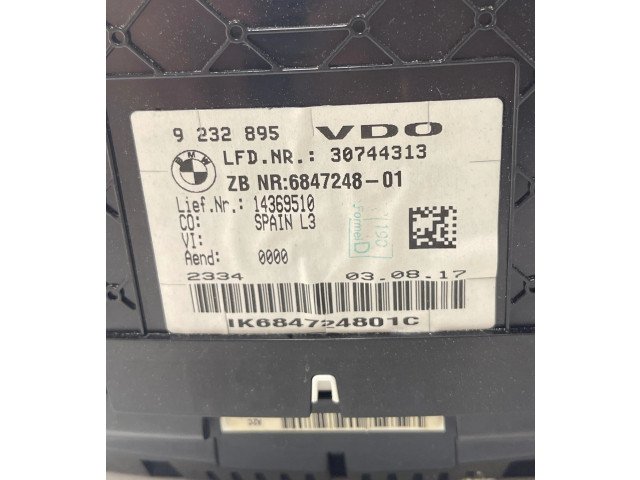 Přístrojová deska BMW 4 F36 Gran coupe 2017 9232895, 30744313