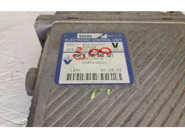 Блок управления двигателя 7700868321, 7700103515 Acura ILX