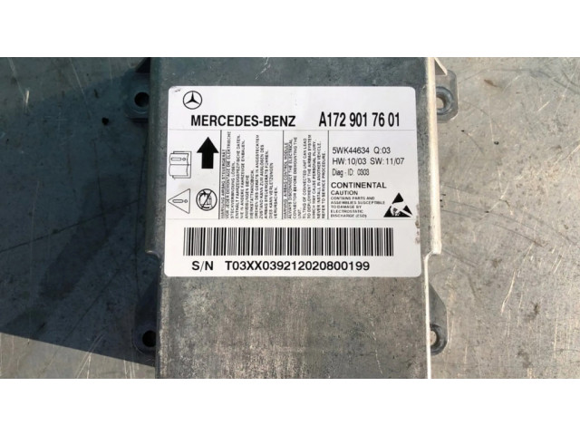 Блок подушек безопасности A1729017601   Mercedes-Benz SLK R172