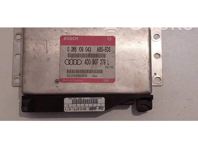 Блок управления АБС 4D0907379L, 0265109043 Audi A8 S8 D2 4D