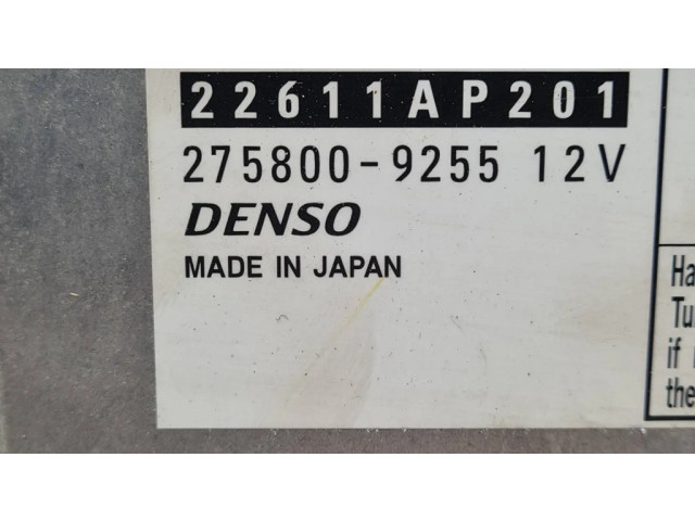 Блок управления двигателя 22611AP201 Subaru Forester SH