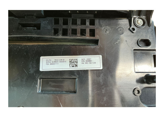 Блок управления климат-контролем 9666027777, 28308661   Citroen DS4