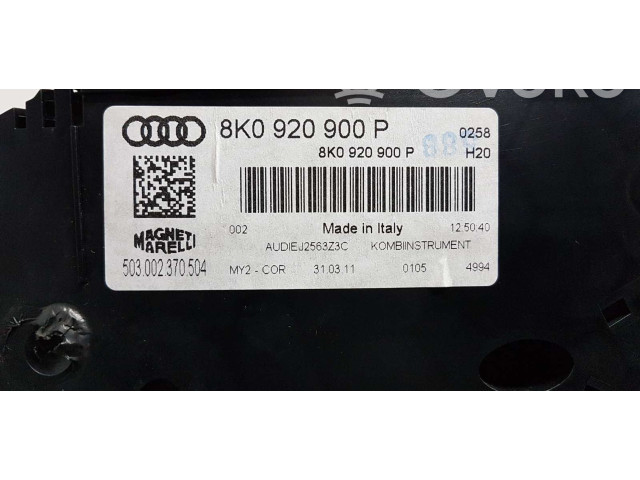 Панель приборов 8K0920900P, 8K0920900QX   Audi A4 Allroad       