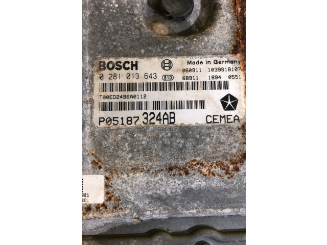 Motorsteuergerät/-modul 255KM, RZ1R2P6K3 Jeep Grand Cherokee