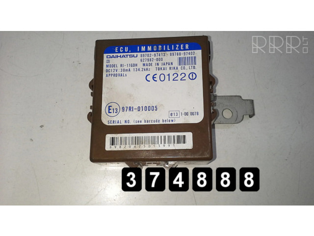 Блок управления двигателя 1300b89702974138978097402 Daihatsu YRV