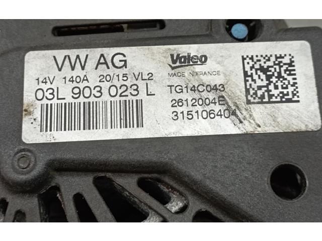 Генератор 03L903023L, 14V140A Volkswagen Golf VII