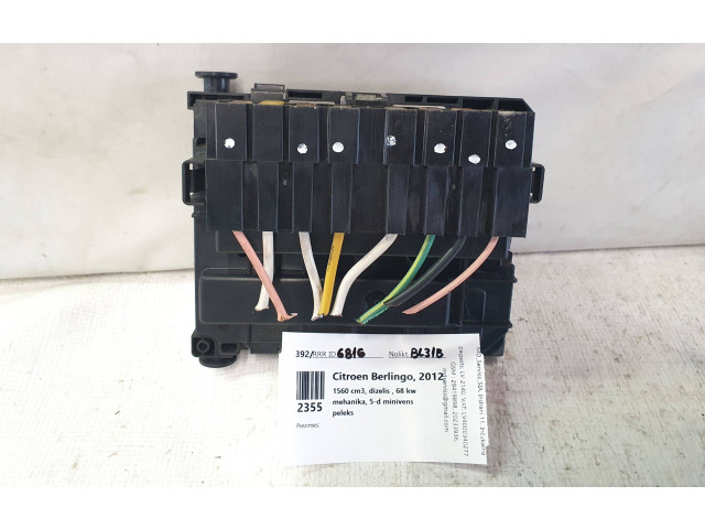 Pojistková skříňka 9675878280 Citroen Berlingo 2012