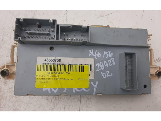 Блок предохранителей 60684629 Alfa Romeo 166