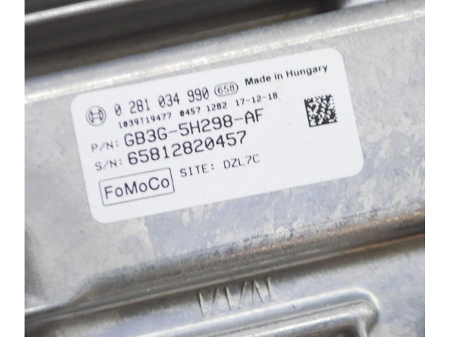 Блок управления GB3G5H298AF, 0281034990 Ford Ranger