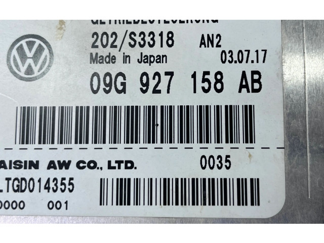 Блок управления коробкой передач 09G927158AB   Volkswagen PASSAT B8 USA