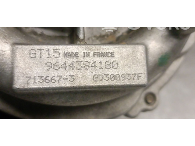 Турбина Citroen C8 9644384180, 0375F9 для двигателя RHT (DW10ATED4)