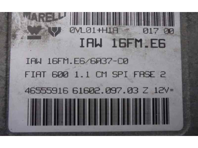 Řídící jednotka 46555916, 6160209703Z Fiat Seicento/600 2000