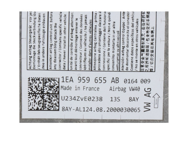 Блок подушек безопасности 1EA959655AB   Skoda Octavia Mk4