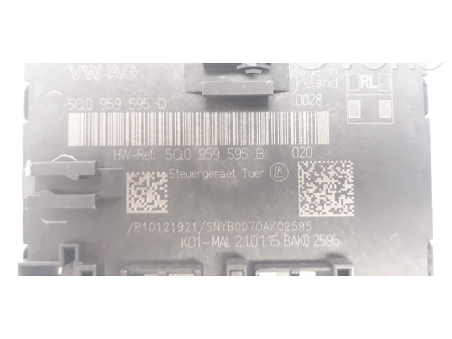 Блок комфорта 5Q0959595D, 5Q0959595B   Audi A3 S3 8V   