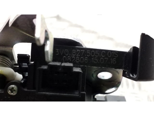 Замок багажника 3V0827505C    Skoda Superb B8 (3V) 2015-2024 года