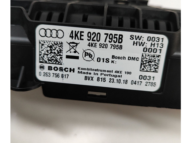 Панель приборов 4KE920795B, 0263756017 Audi e-tron