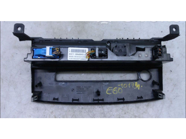 Блок управления кондиционером 64119122396, 6411694698101 BMW 5 E60 E61 2004