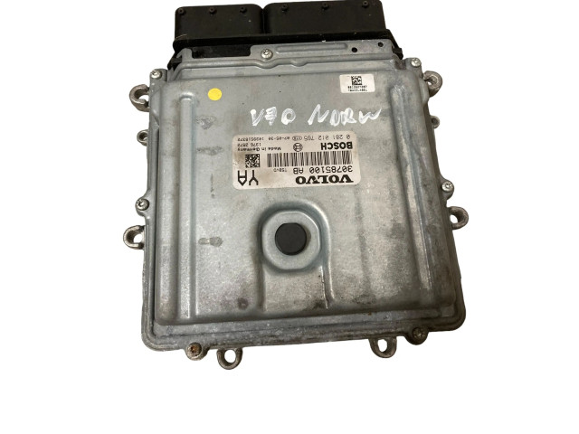 Блок управления двигателя 30785100, 1039S18372   Volvo V70
