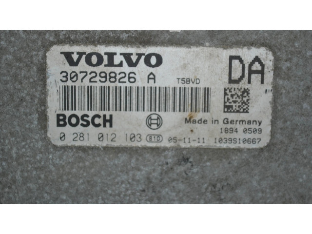 Блок управления двигателя 30729826, 0281012103   Volvo XC90