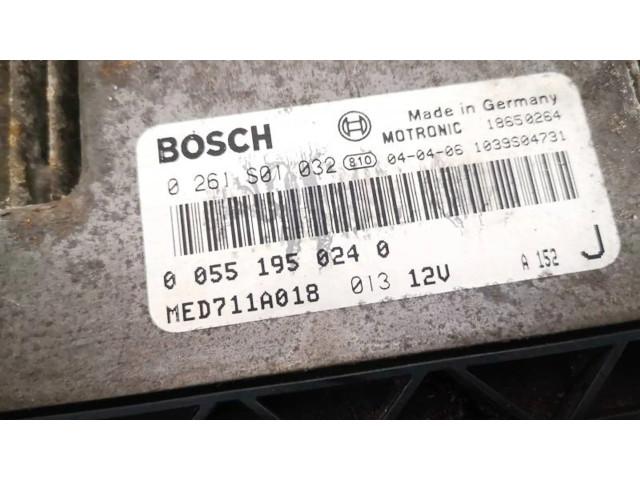Блок управления двигателя 00551950240, 0261s01032   Alfa Romeo GT