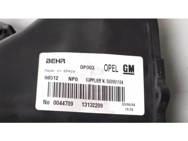 Вентилятор печки 13132209, 560961104 Opel Meriva A